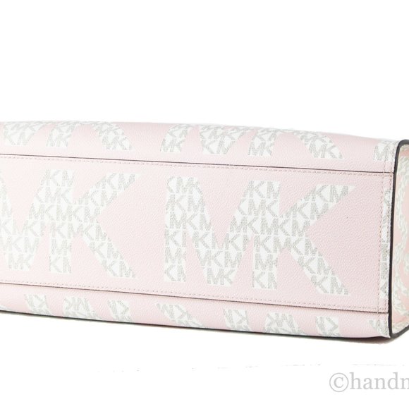 NEW Michael Kors Kenly Large Graphic Blush North South Tote Shoulder Handbag - Picture 9 of 9